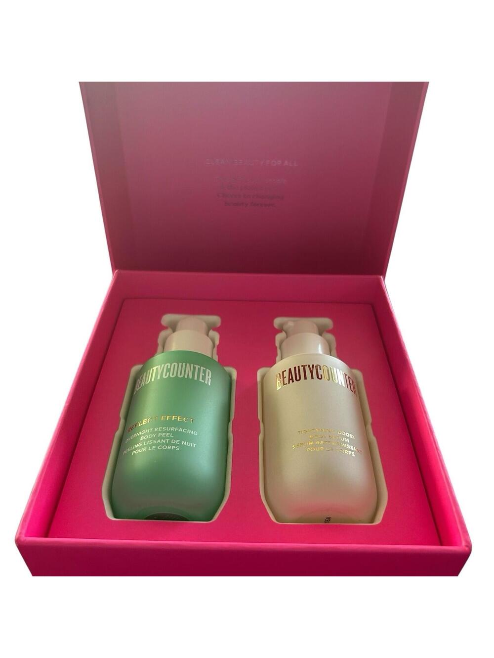 Beautycounter Renew You Body Duo Peel & Serum Set Full Size New In Box